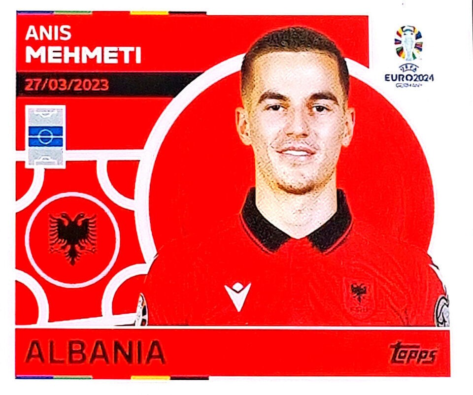 Uefa Euro Germany 2024 ALBANIA ANIS MEHMETI Nº 14