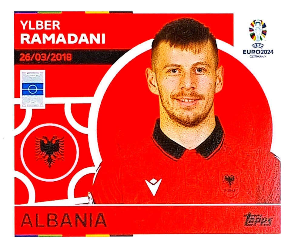 Uefa Euro Germany 2024 ALBANIA YLBER RAMADANI Nº 15
