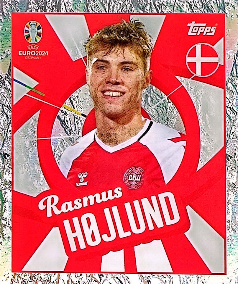 Uefa Euro Germany 2024 GRUPO C RASMUS HOJLUND Nº DEN PTW