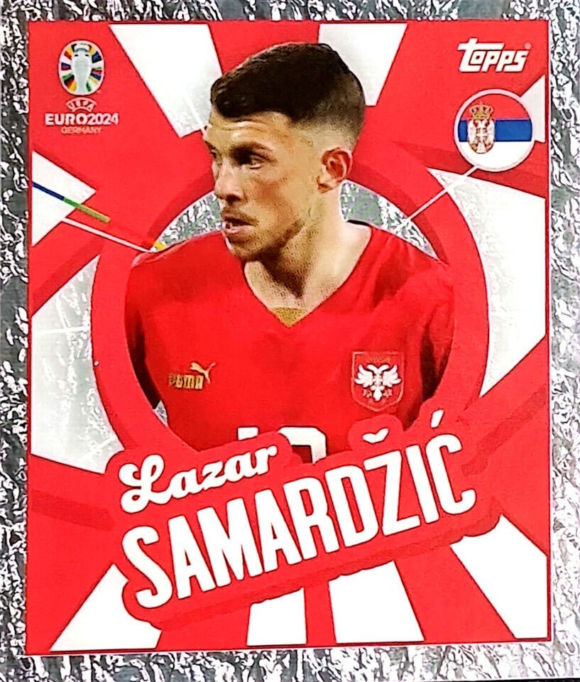 Uefa Euro Germany 2024 GRUPO C LAZAR SAMARDDZIC Nº SRB PTW