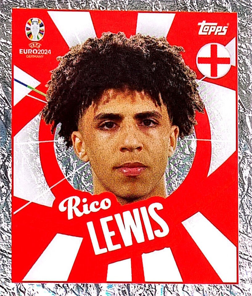 Uefa Euro Germany 2024 GRUPO C RICO LEWIS Nº ENG PTW