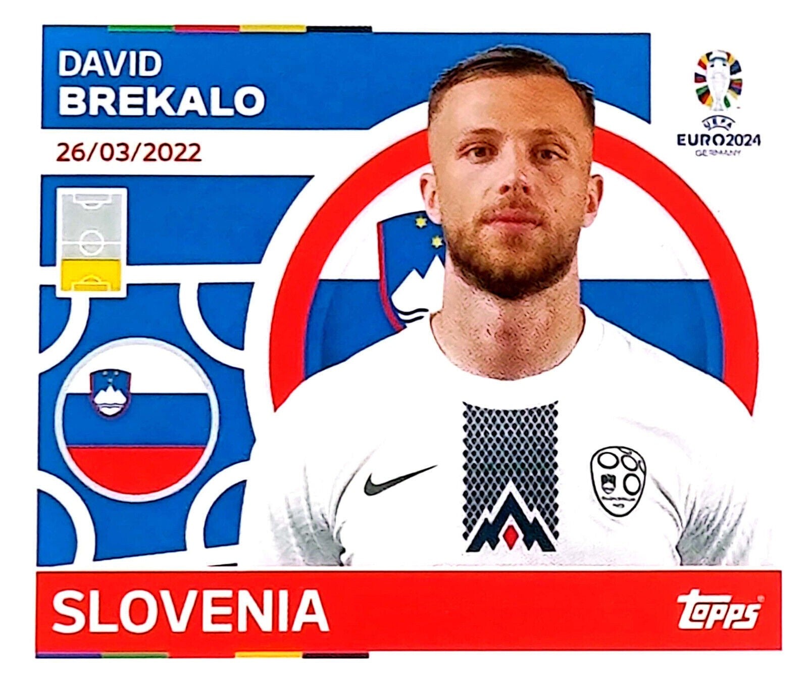 Uefa Euro Germany 2024 SLOVENIA DAVID BREKALO Nº 9