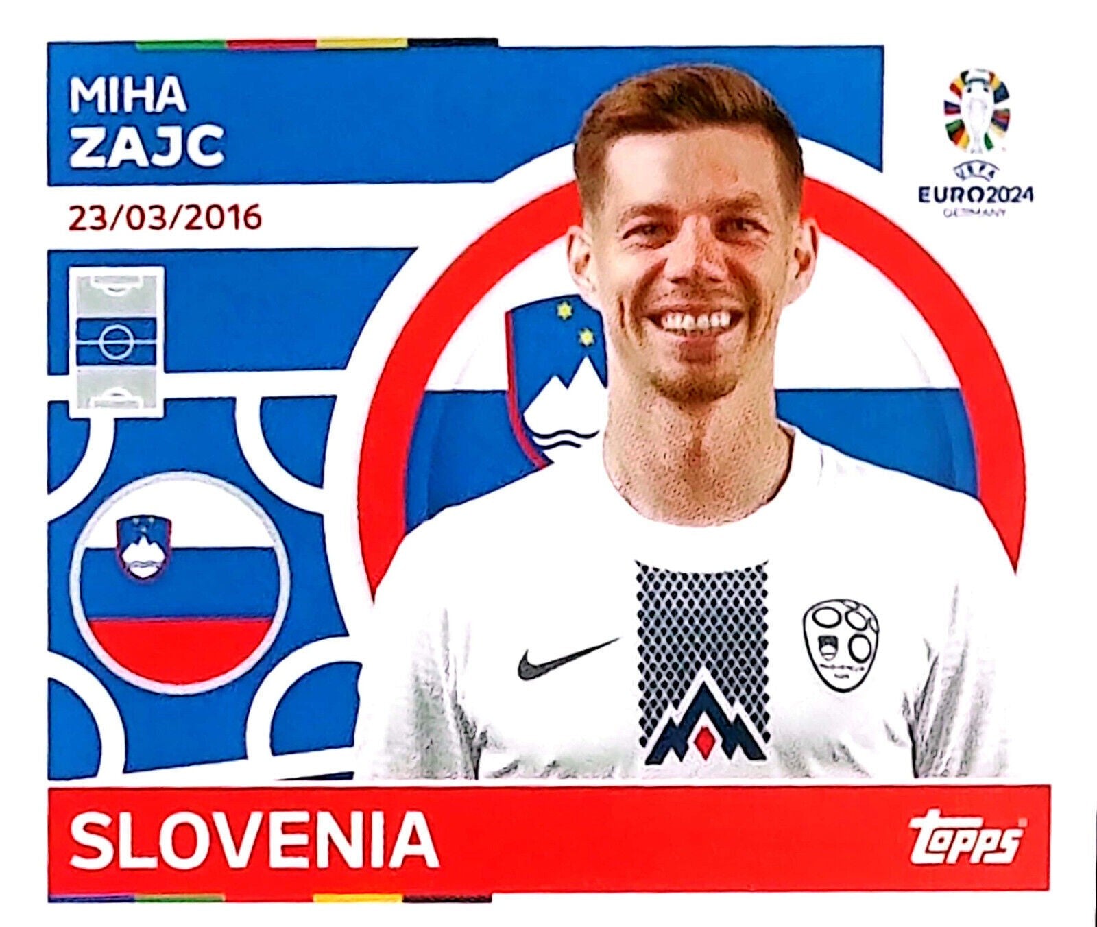 Uefa Euro Germany 2024 SLOVENIA MIHA ZAJC Nº 13