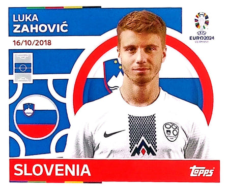 Uefa Euro Germany 2024 SLOVENIA LUKA ZAHOVIC Nº 17