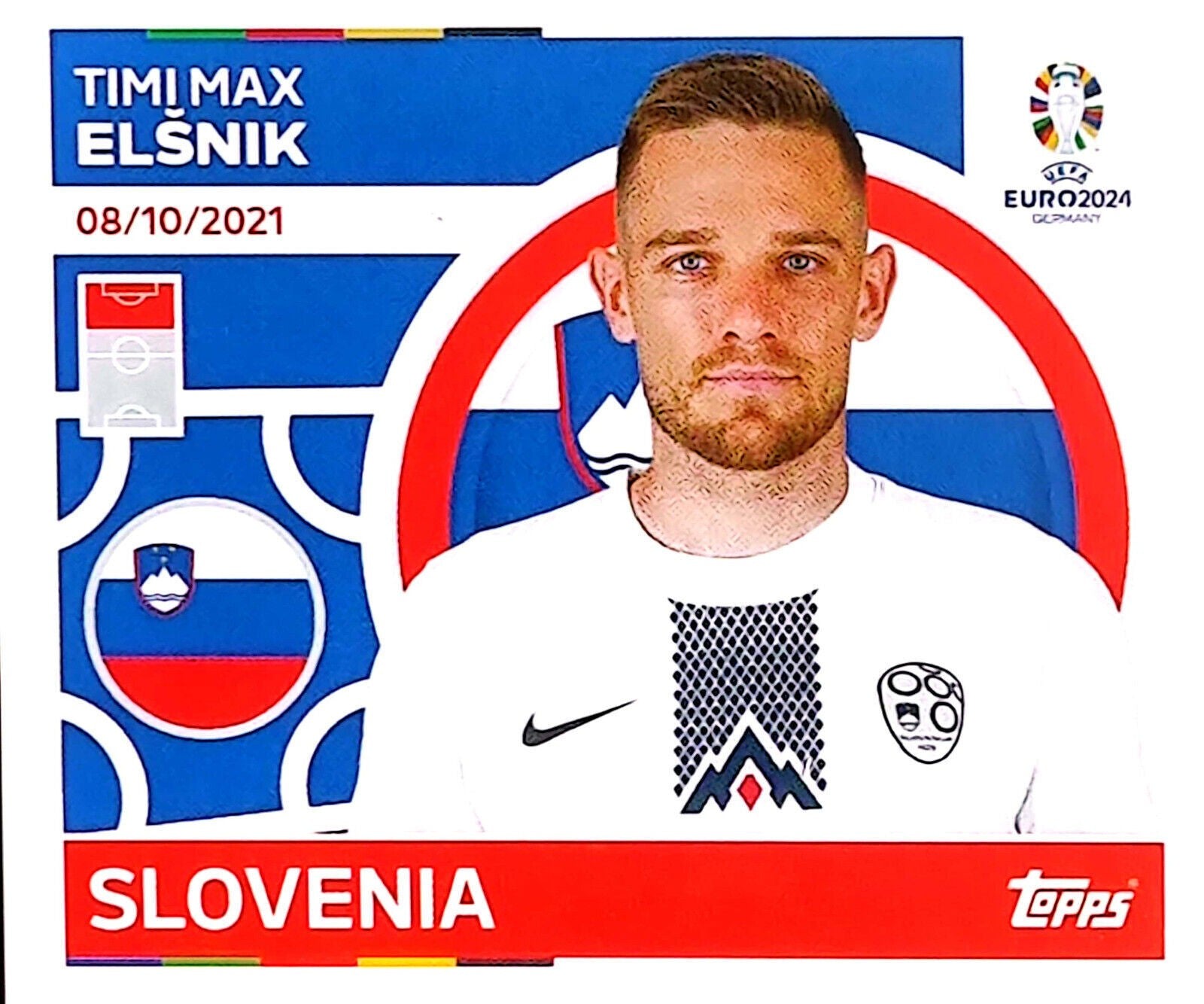 Uefa Euro Germany 2024 SLOVENIA TIMI MAX ELSNIK Nº 21
