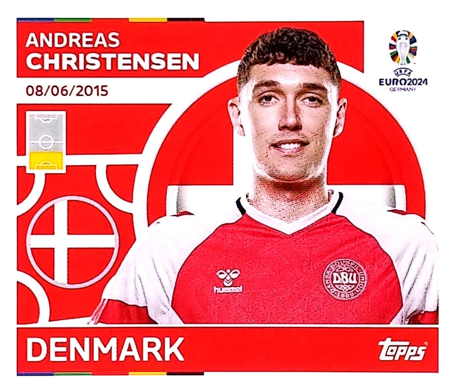 Uefa Euro Germany 2024 DENMARK ANDREAS CHRISTENSEN Nº 5