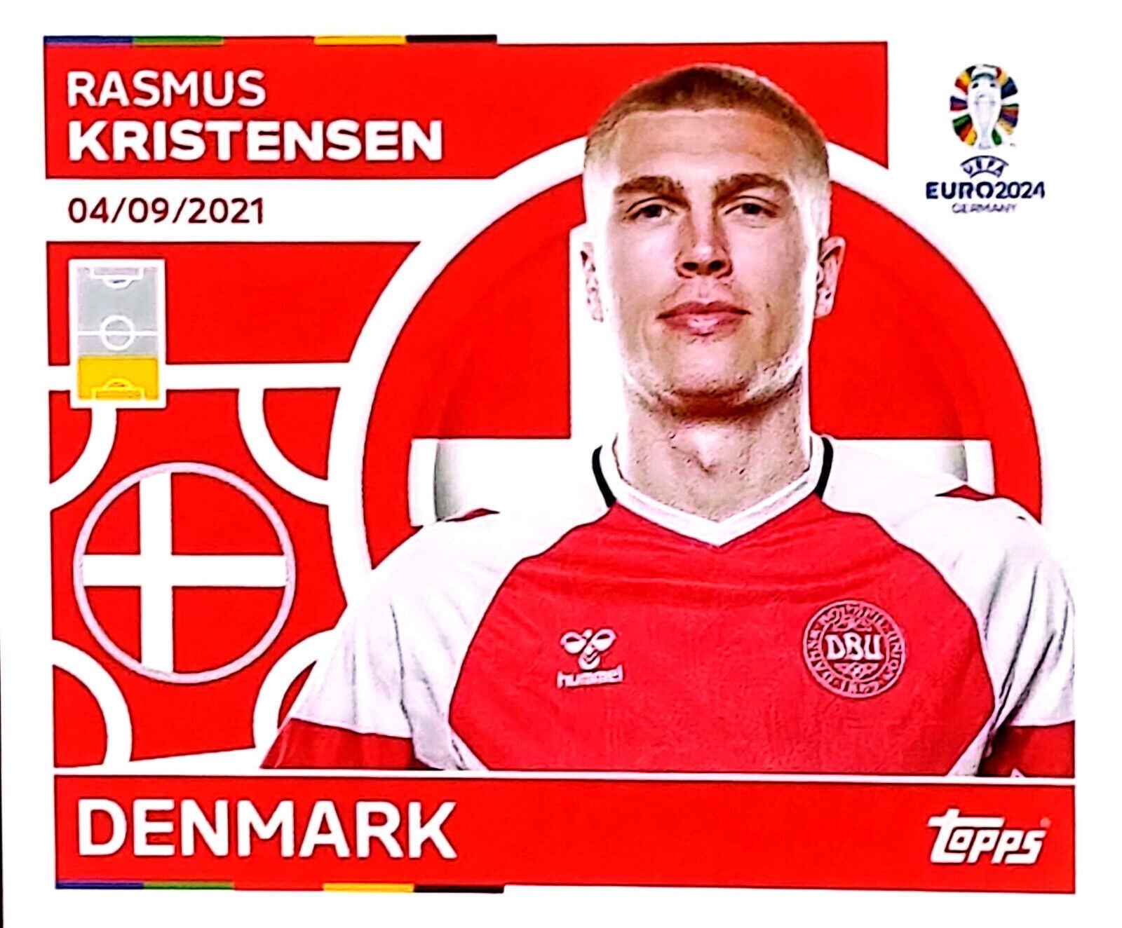 Uefa Euro Germany 2024 DENMARK RASMUS KRISTENSEN Nº 8