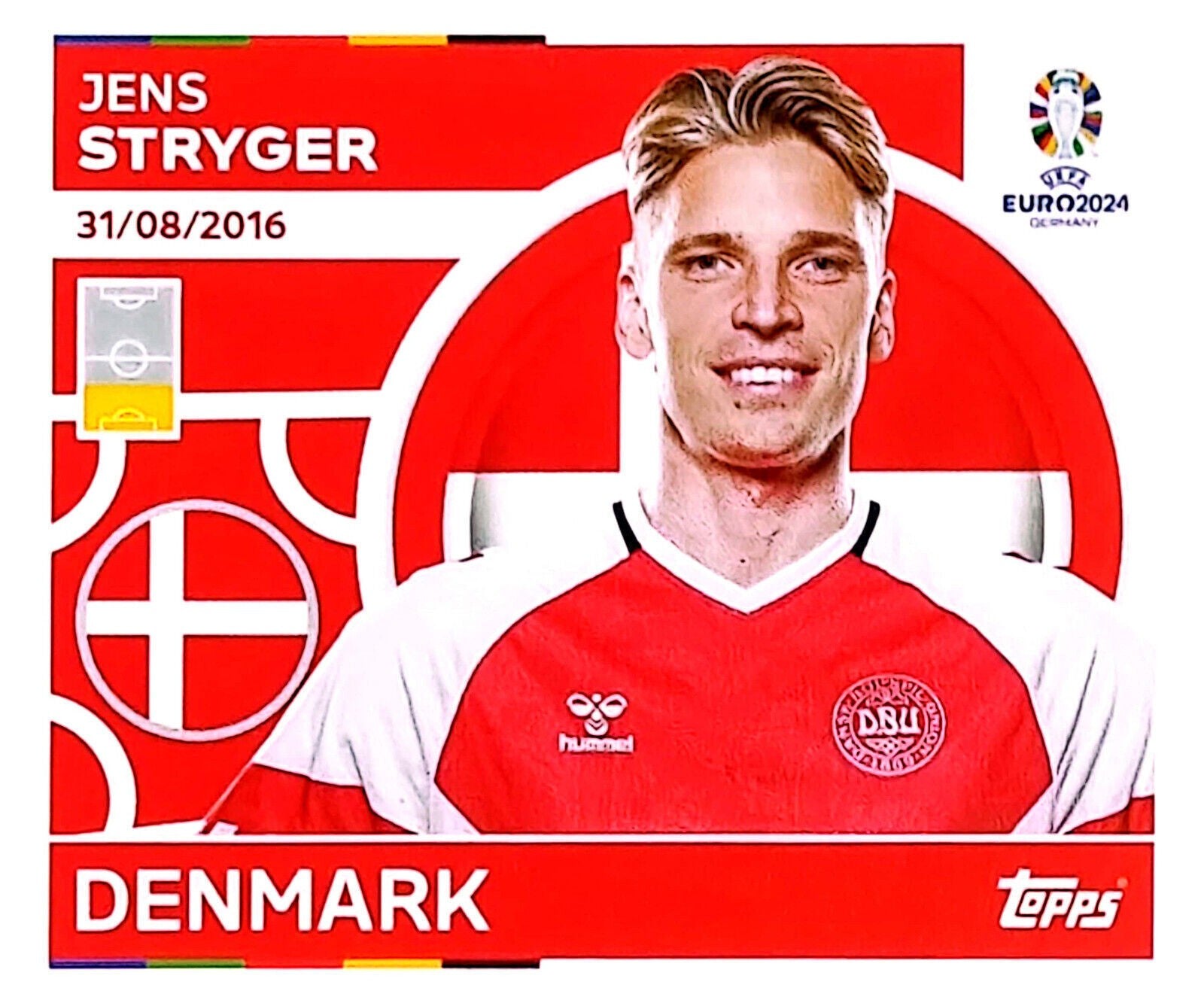Uefa Euro Germany 2024 DENMARK JENS STRYGER Nº 9