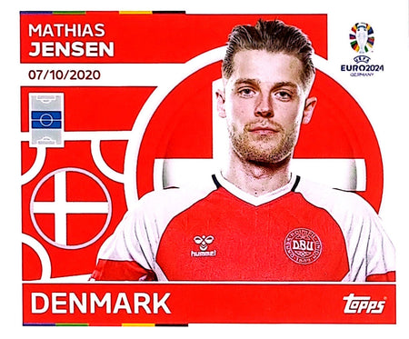 Uefa Euro Germany 2024 DENMARK MATHIAS JENSEN Nº 10