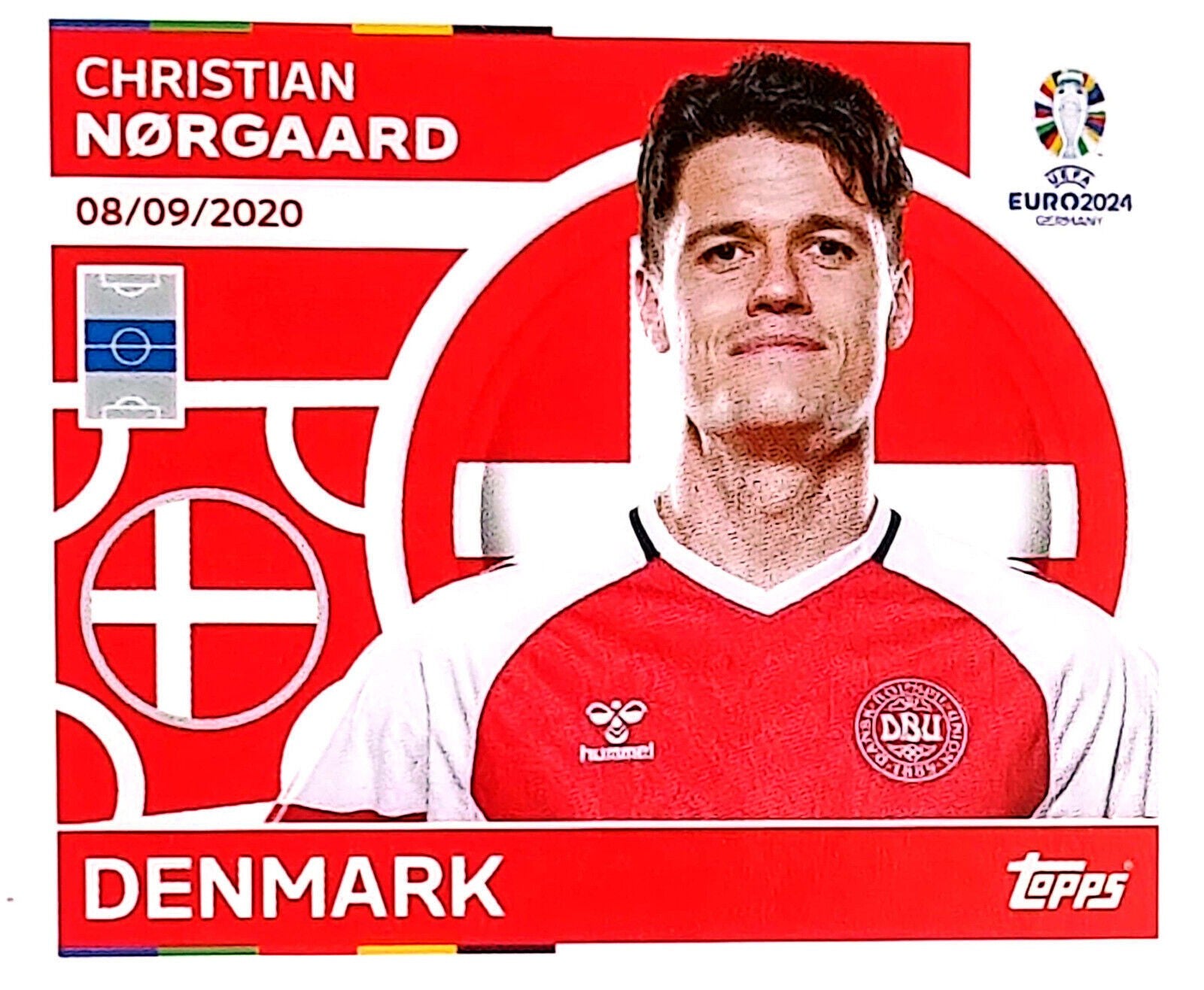 Uefa Euro Germany 2024 DENMARK CHRISTIAN NORGAARD Nº 11