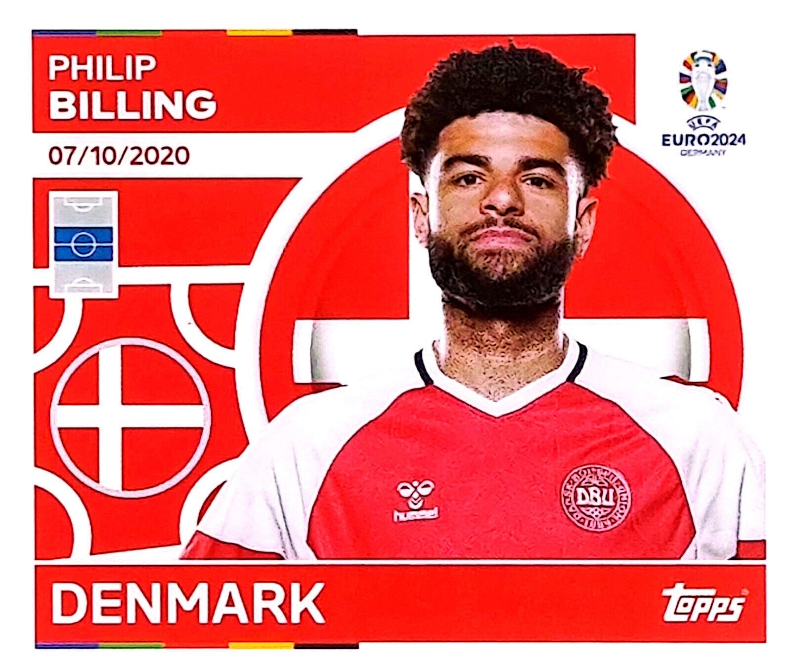 Uefa Euro Germany 2024 DENMARK PHILIP BILLING Nº 12