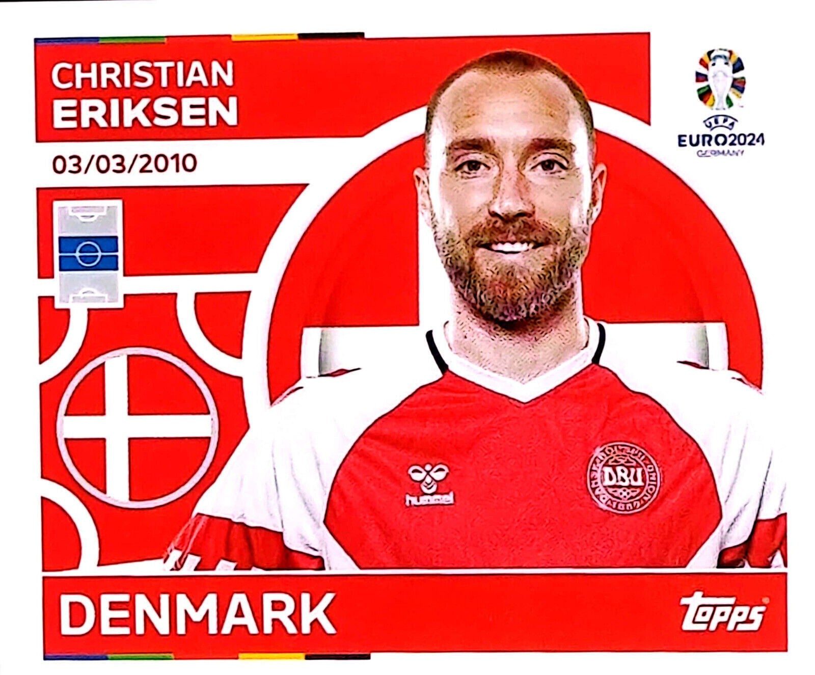 Uefa Euro Germany 2024 DENMARK CHRISTIAN ERIKSEN Nº 13