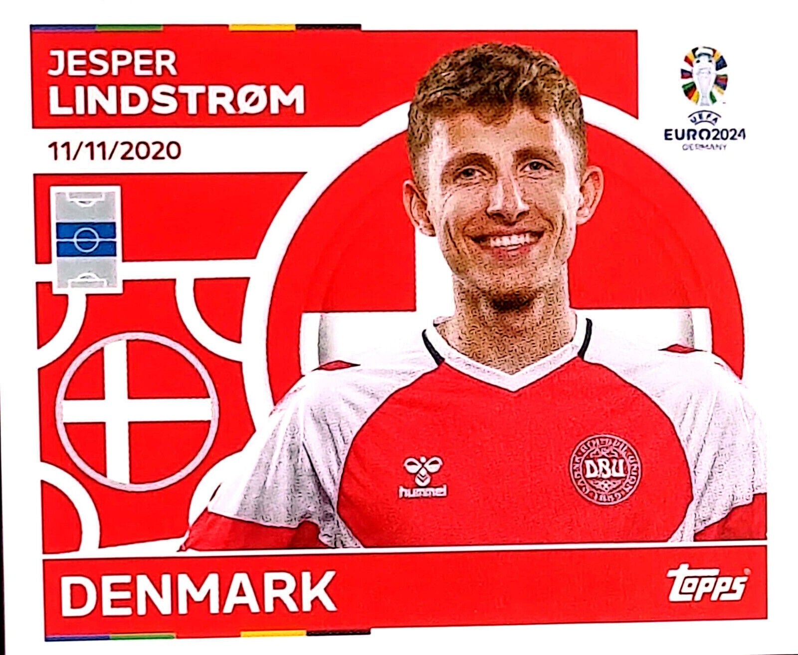 Uefa Euro Germany 2024 DENMARK JESPER LINDSTROM Nº 14