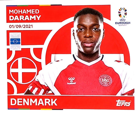Uefa Euro Germany 2024 DENMARK MOHAMED DARAMY Nº 15