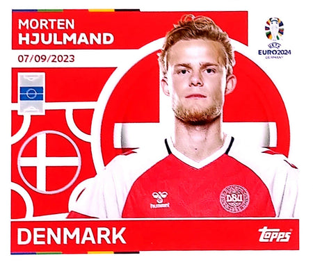Uefa Euro Germany 2024 DENMARK MORTEN HJULMAND Nº 17