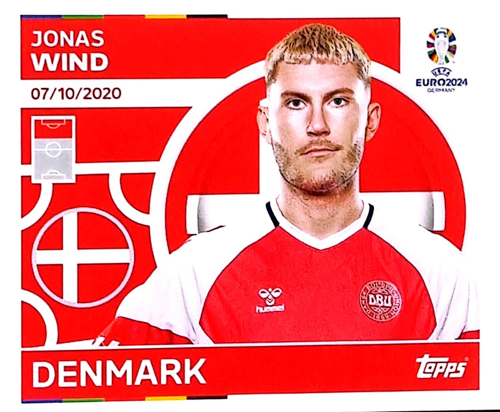 Uefa Euro Germany 2024 DENMARK JONAS WIND Nº 18