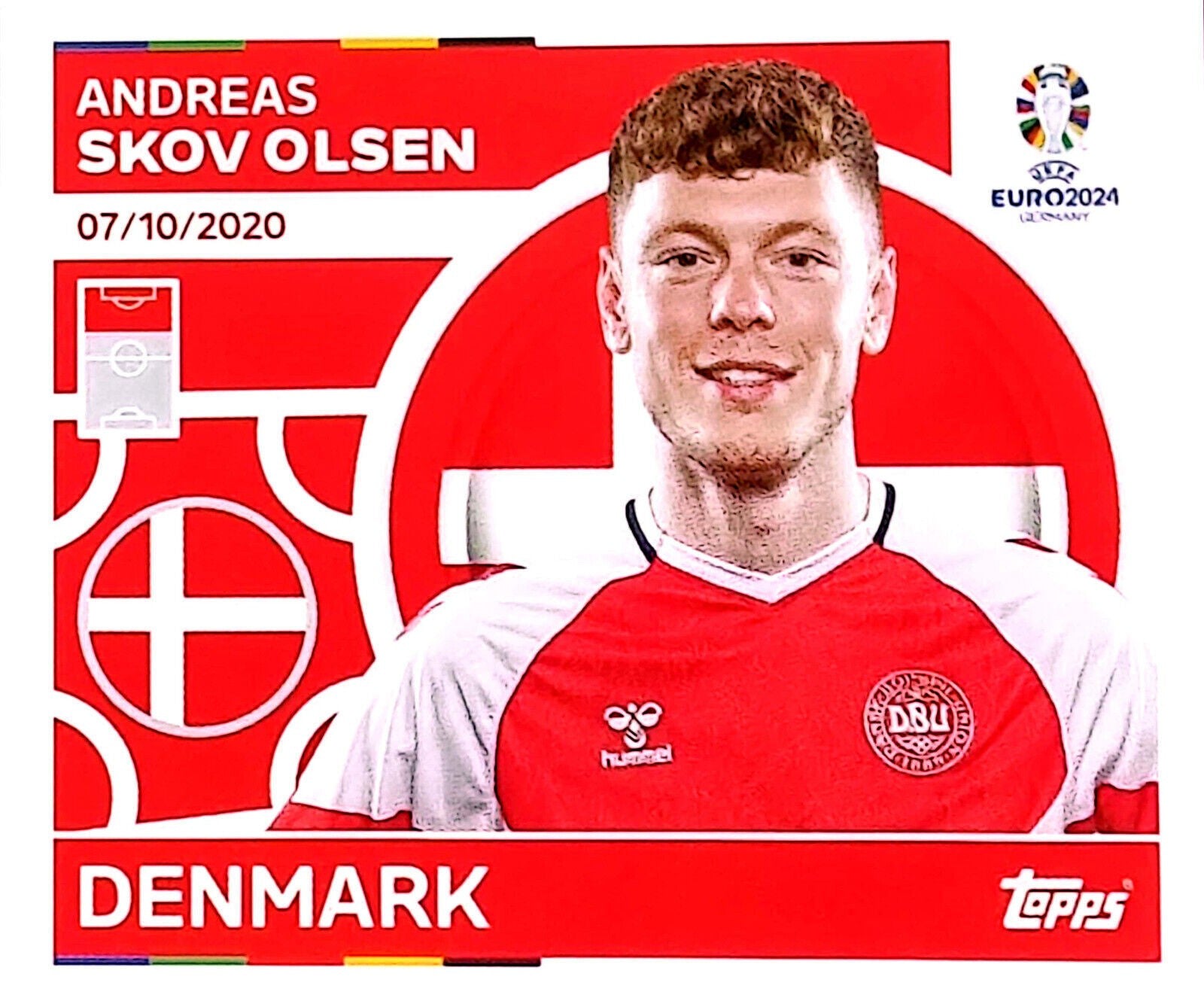 Uefa Euro Germany 2024 DENMARK ANDREAS SKOV OLSEN Nº 19
