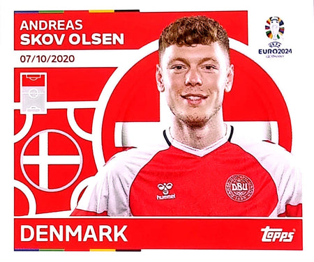 Uefa Euro Germany 2024 DENMARK ANDREAS SKOV OLSEN Nº 19