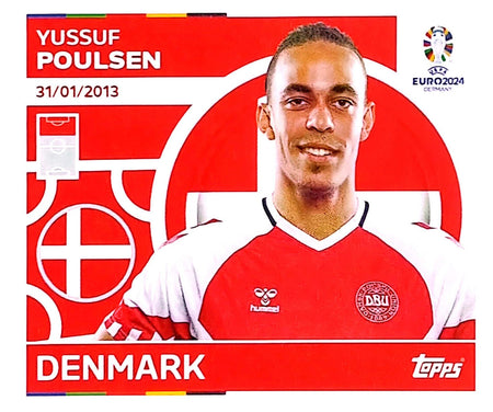 Uefa Euro Germany 2024 DENMARK YUSSUF POULSEN Nº 20