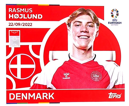 Uefa Euro Germany 2024 DENMARK RASMUS HOJLUND Nº 21