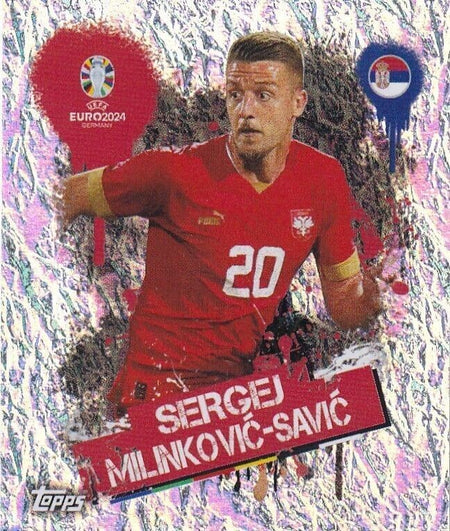 Uefa Euro Germany 2024 SERBIA SERGEJ MILINKOVIC-SAVIC Nº 3