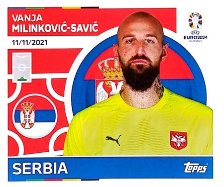 Uefa Euro Germany 2024 SERBIA VANJA MILINKOVIC-SAVIC Nº 4