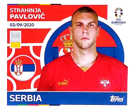 Uefa Euro Germany 2024 SERBIA STRAHINJA PAVLOVIC Nº 5