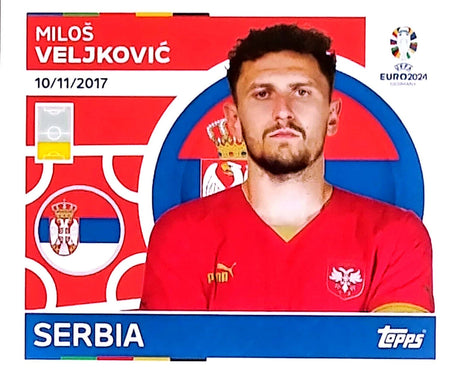 Uefa Euro Germany 2024 SERBIA MILOS VELJKOVIC Nº 7