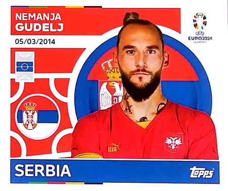 Uefa Euro Germany 2024 SERBIA NEMANJA GUDELJ Nº 12