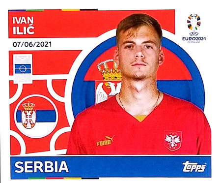 Uefa Euro Germany 2024 SERBIA IVAN ILIC Nº 15