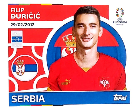 Uefa Euro Germany 2024 SERBIA FILIP DURICIC Nº 16