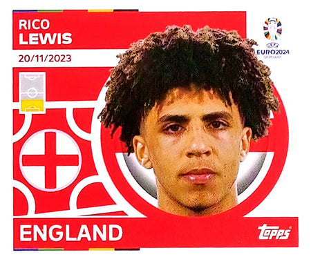 Uefa Euro Germany 2024 ENGLAND RICO LEWIS Nº 12