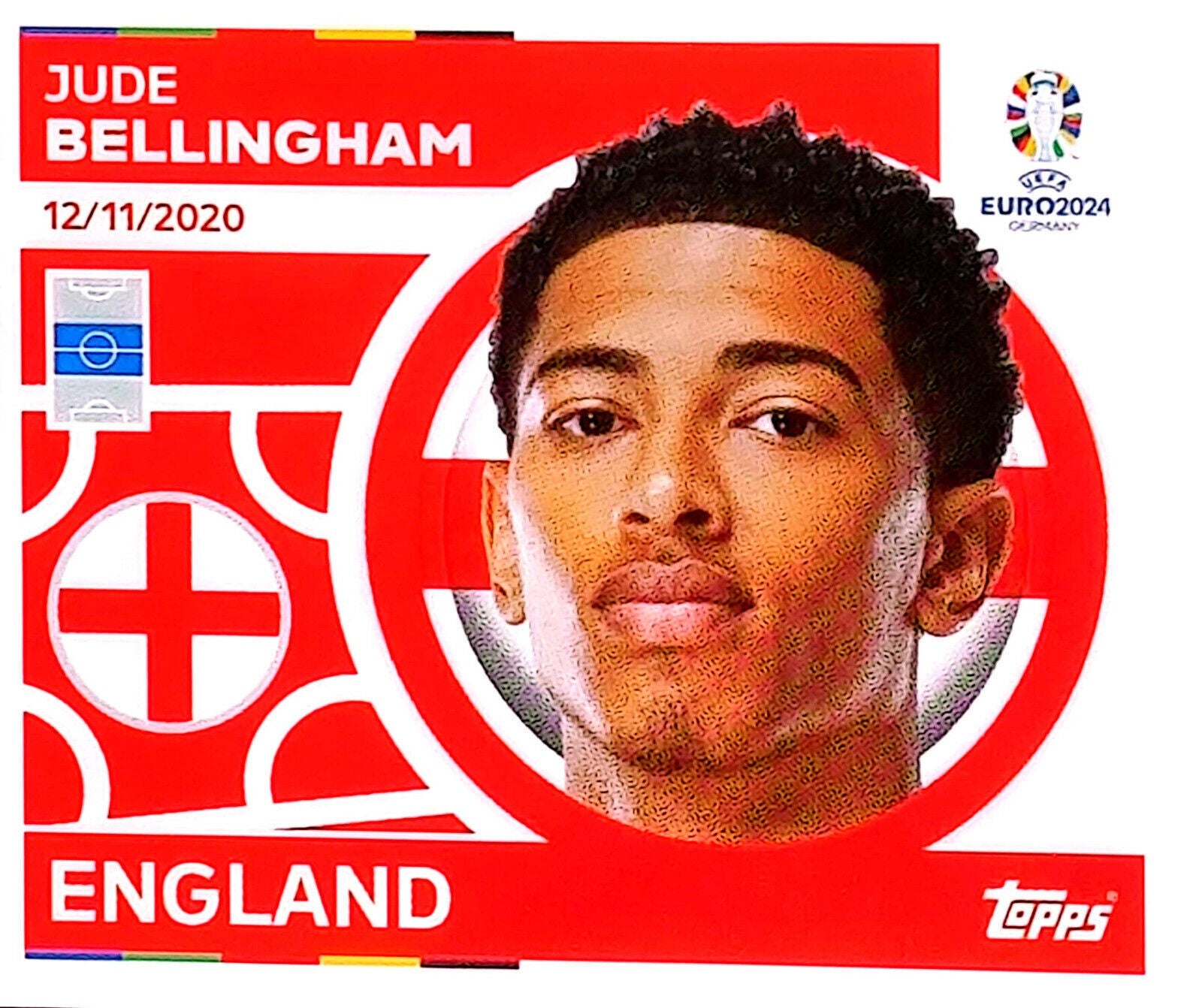 Uefa Euro Germany 2024 ENGLAND JUDE BELLINGHAM Nº 16