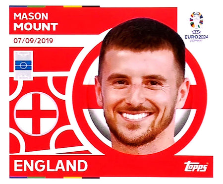 Uefa Euro Germany 2024 ENGLAND MASON MOUNT Nº 17