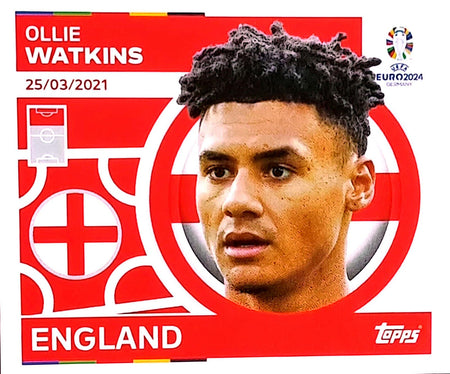 Uefa Euro Germany 2024 ENGLAND OLLIE WATKINS Nº 20