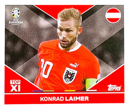Uefa Euro Germany 2024 Grupo D KONRAD LAIMER Nº AUT TOP 1
