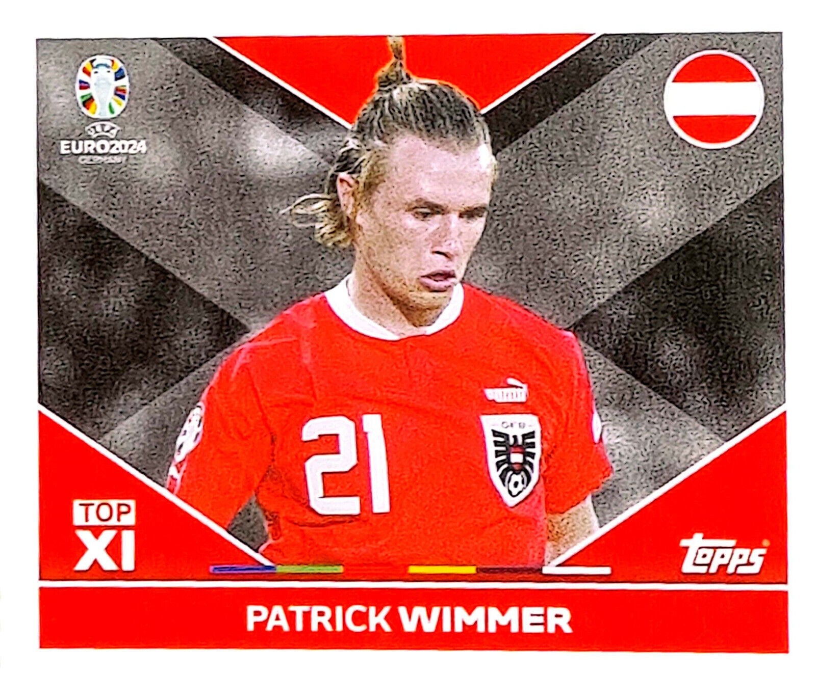 Uefa Euro Germany 2024 Grupo D PATRICK WIMMER Nº AUT TOP 2