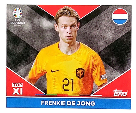Uefa Euro Germany 2024 Grupo D FRENKIE DE JONG Nº NED TOP 1