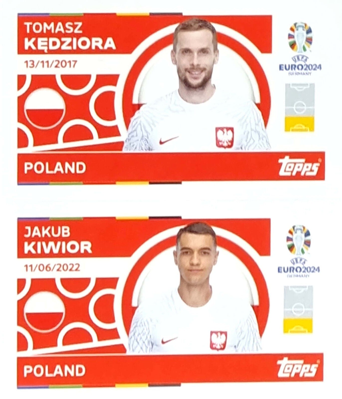 Uefa Euro Germany 2024 GRUPO D POLAND KEDZIORA - KIWIOR Nº 6 - 7
