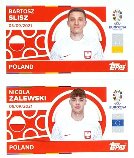 Uefa Euro Germany 2024 GRUPO D POLAND SLISZ - ZALEWSKI Nº 8 - 9