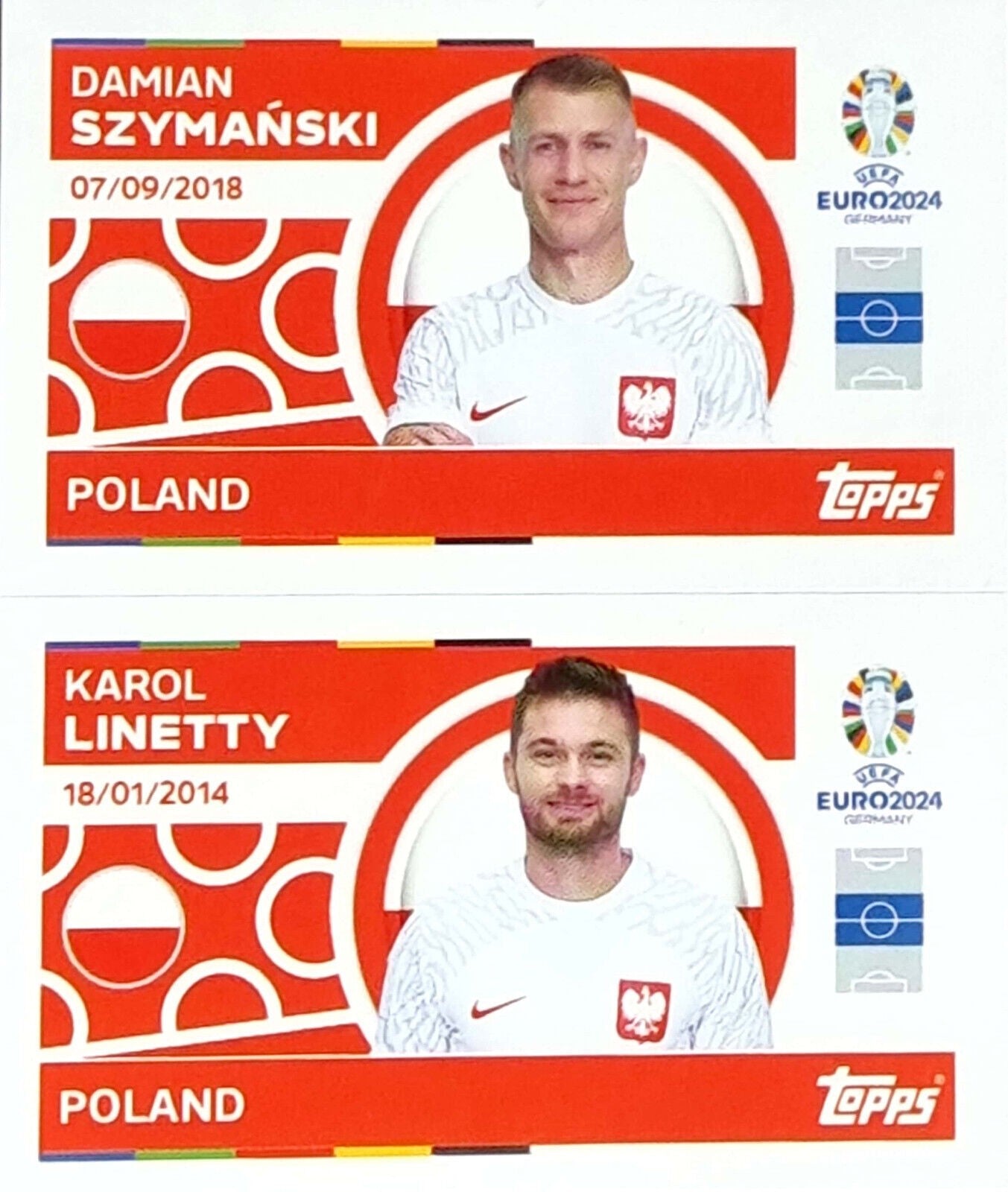 Uefa Euro Germany 2024 GRUPO D POLAND SZYMANSKI - LINETTY Nº 12 - 13