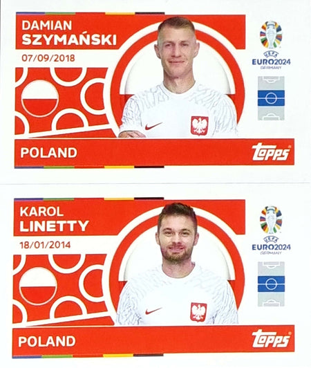 Uefa Euro Germany 2024 GRUPO D POLAND SZYMANSKI - LINETTY Nº 12 - 13