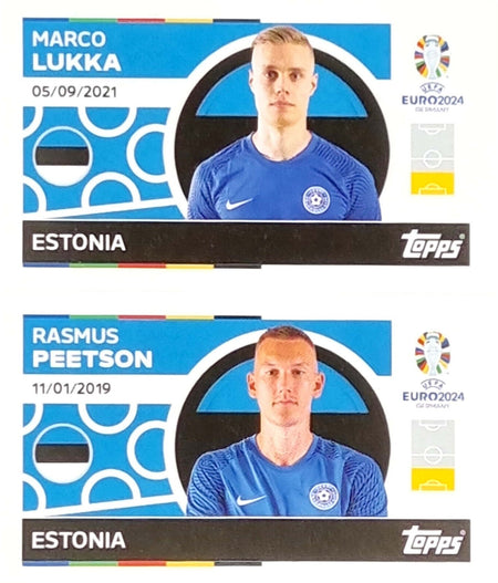 Uefa Euro Germany 2024 GRUPO D ESTONIA LUKKA - PEETSON Nº 6 - 7