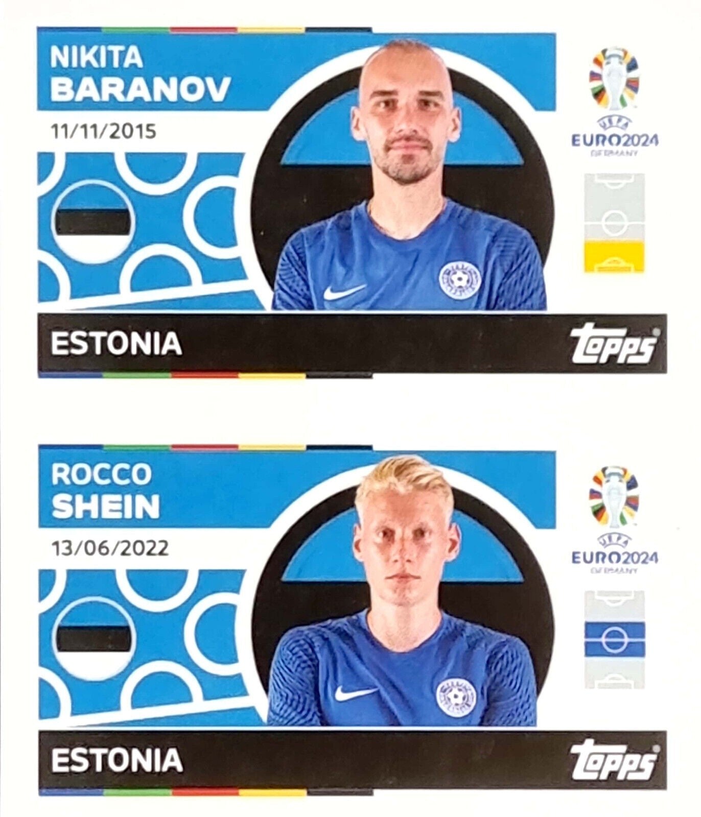 Uefa Euro Germany 2024 GRUPO D ESTONIA BARANOV - SHEIN Nº 10 - 11