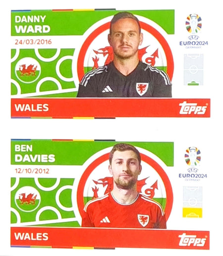 Uefa Euro Germany 2024 GRUPO D WALES WARD - DAVIES Nº 2 - 3