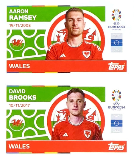 Uefa Euro Germany 2024 GRUPO D WALES RAMSEY - BROOKS Nº 8 - 9