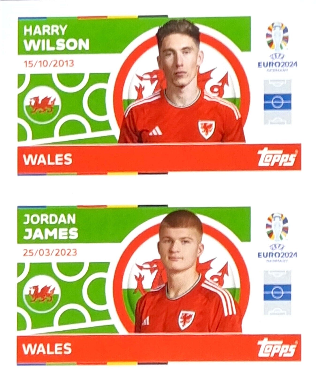 Uefa Euro Germany 2024 GRUPO D WALES WILSON - JAMES Nº 10 - 11