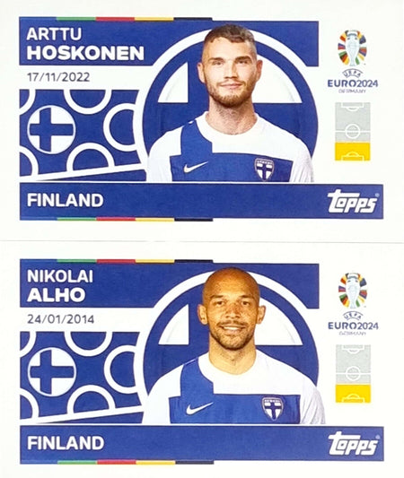 Uefa Euro Germany 2024 GRUPO D FINLAND HOSKONEN - ALHO Nº 4 - 5