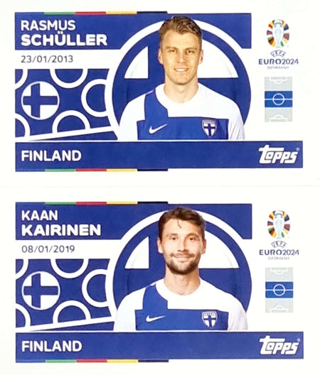 Uefa Euro Germany 2024 GRUPO D FINLAND SCHÜLLER - KAIRINEN Nº 10 - 11
