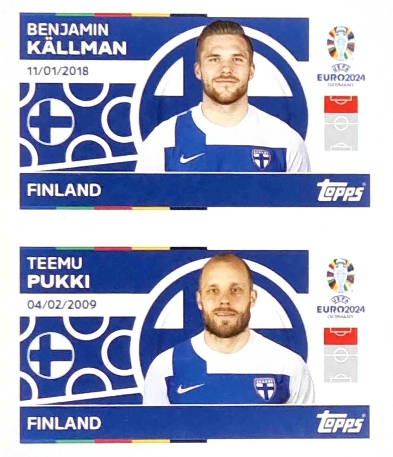 Uefa Euro Germany 2024 GRUPO D FINLAND KÄLLMAN - PUKKI Nº 14 - 15